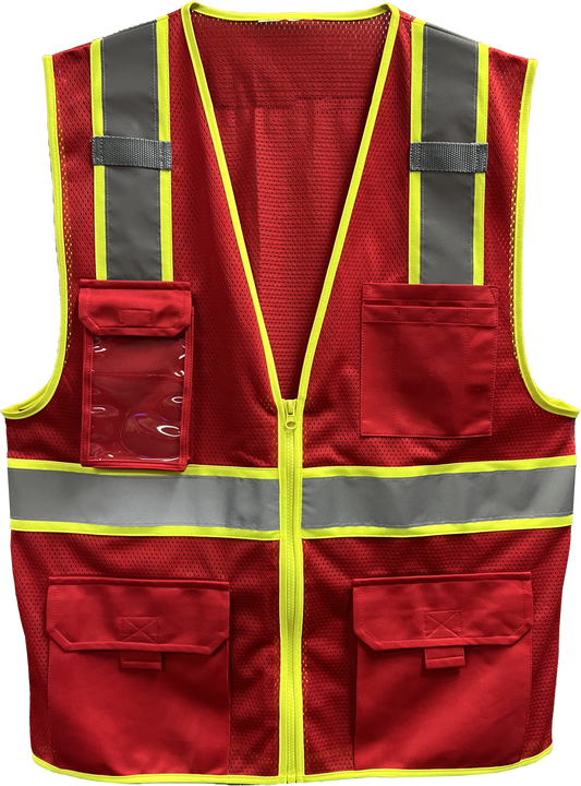 500GTRD Enhanced Visibility Vest - Red