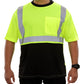 102STLB Hi-Vis Two-Tone Birdseye Pocket Safety Shirt