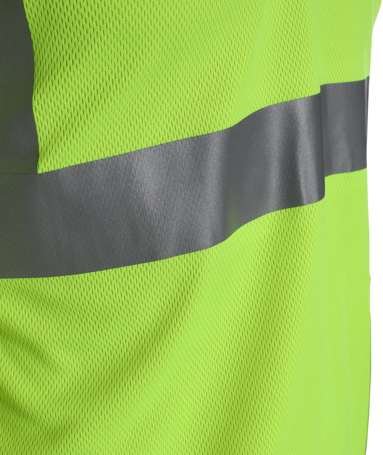 102STLM Hi-Vis Lime Birdseye Pocket Safety Shirt