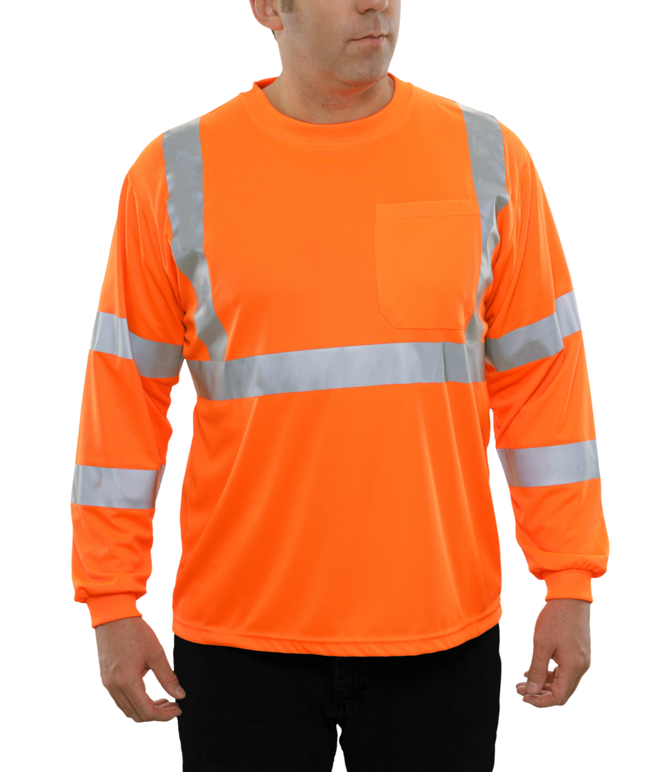 Hi vis moisture 2025 wicking long sleeve shirts