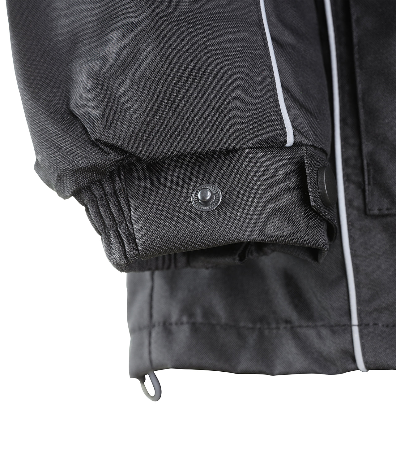 431STBK Reflective Jacket: Parka: Breathable Waterproof Hooded