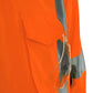 431STOB Safety Jacket: Hi-Vis Parka: Breathable Waterproof Hooded: 2-Tone Orange