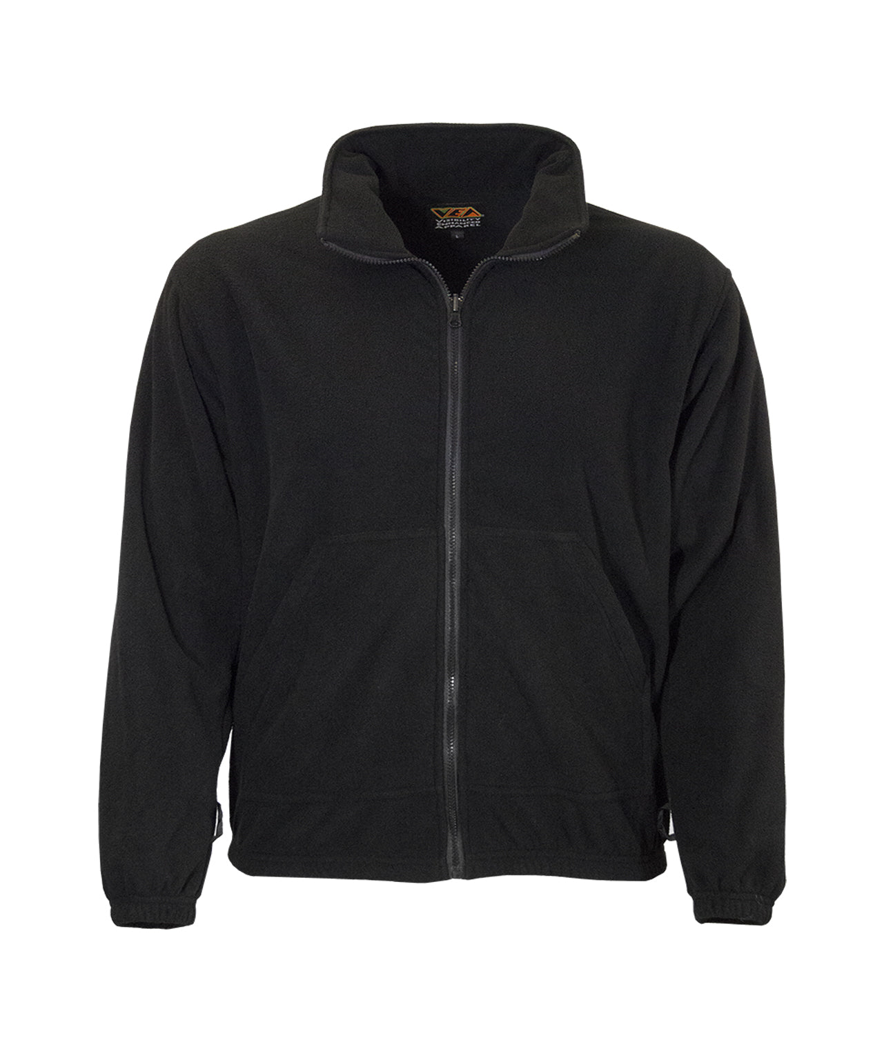 Pocket-detail fleece sweatshirt - Black - Men