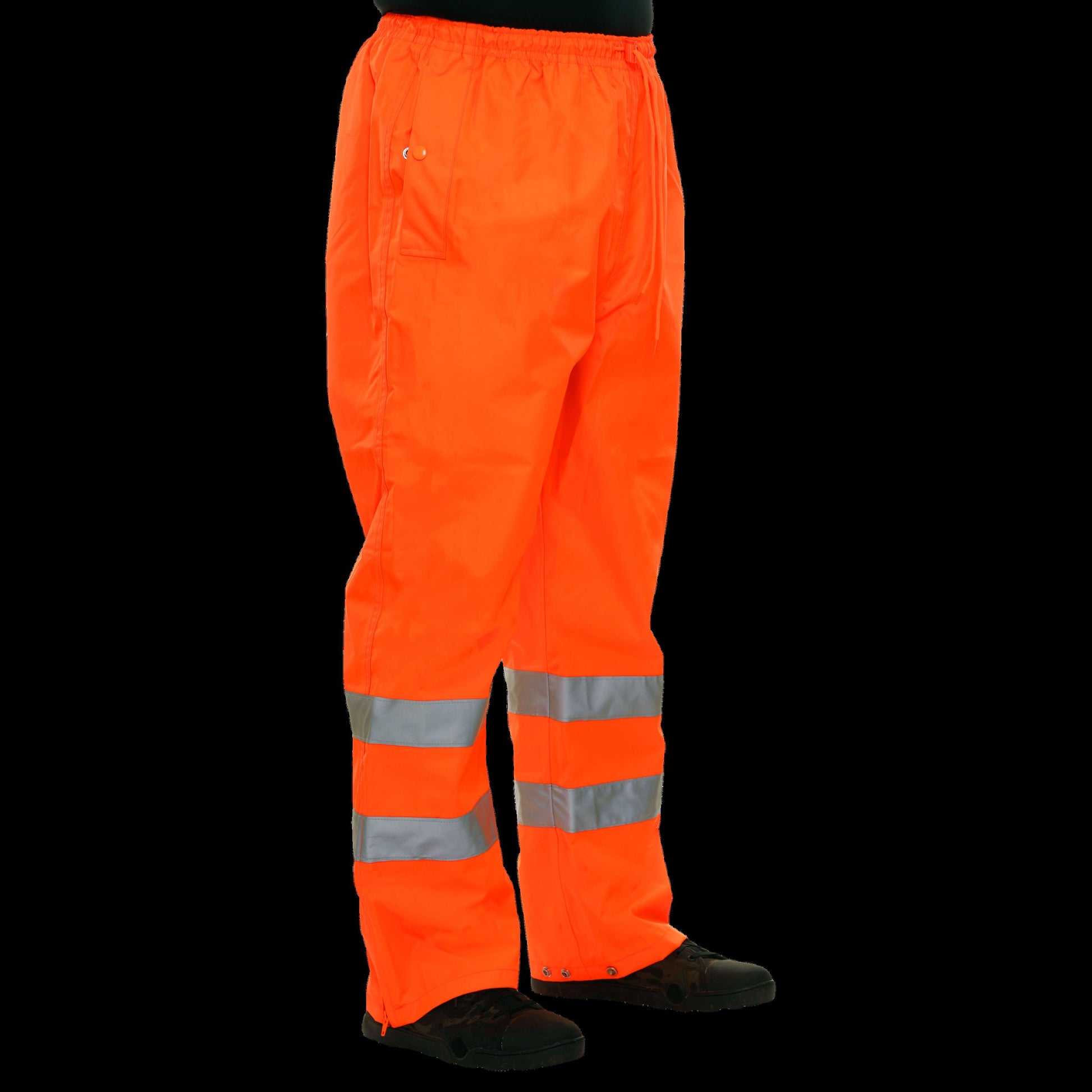 700STOR Safety Pants: Hi-Vis Orange Pants: Breathable Waterproof: ANSI E