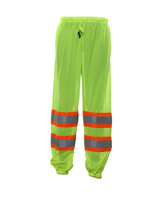 701CSLM Poly Mesh Pants Elastic Drawstring & Ankle Pass Through Pockets Generic Contrasting Tape