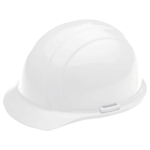 HH 19361 White Standard 4PT Rachet Suspension Hard Hat