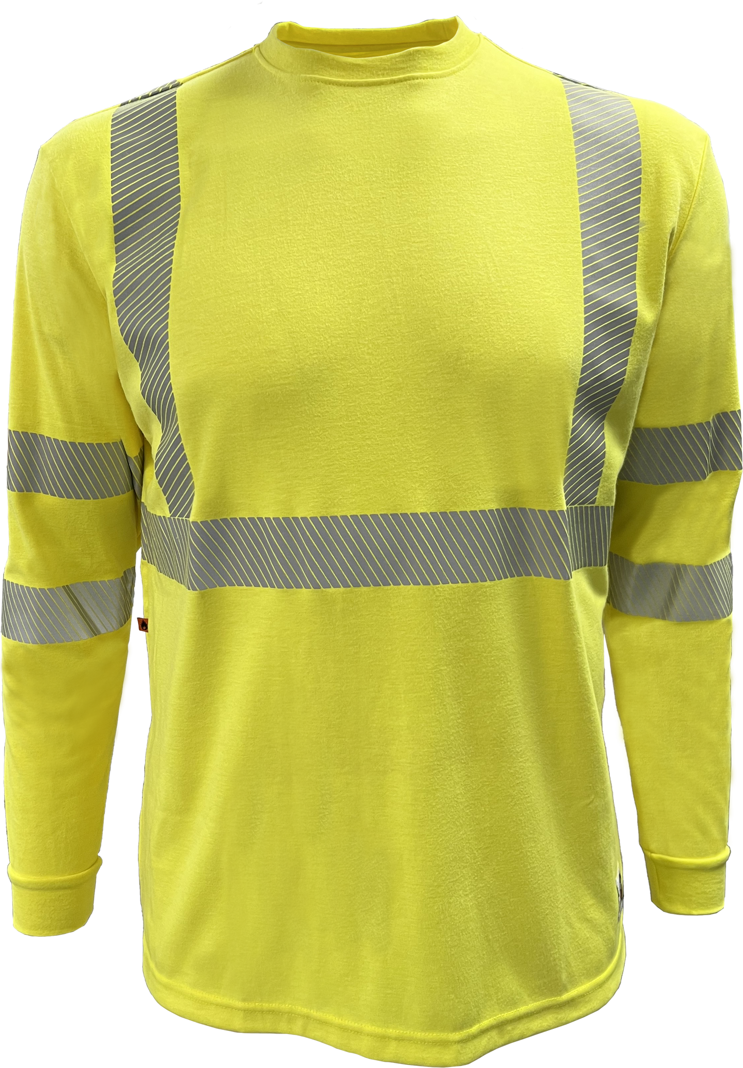 205FRGS-LM FR HI-VIS KNIT SHIRT - 7 oz. ANSI Class 3