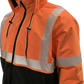 430-PS-OB Hi-Vis ProDuck™ Safety Bomber Jacket with Breakaway Snap Off Hood