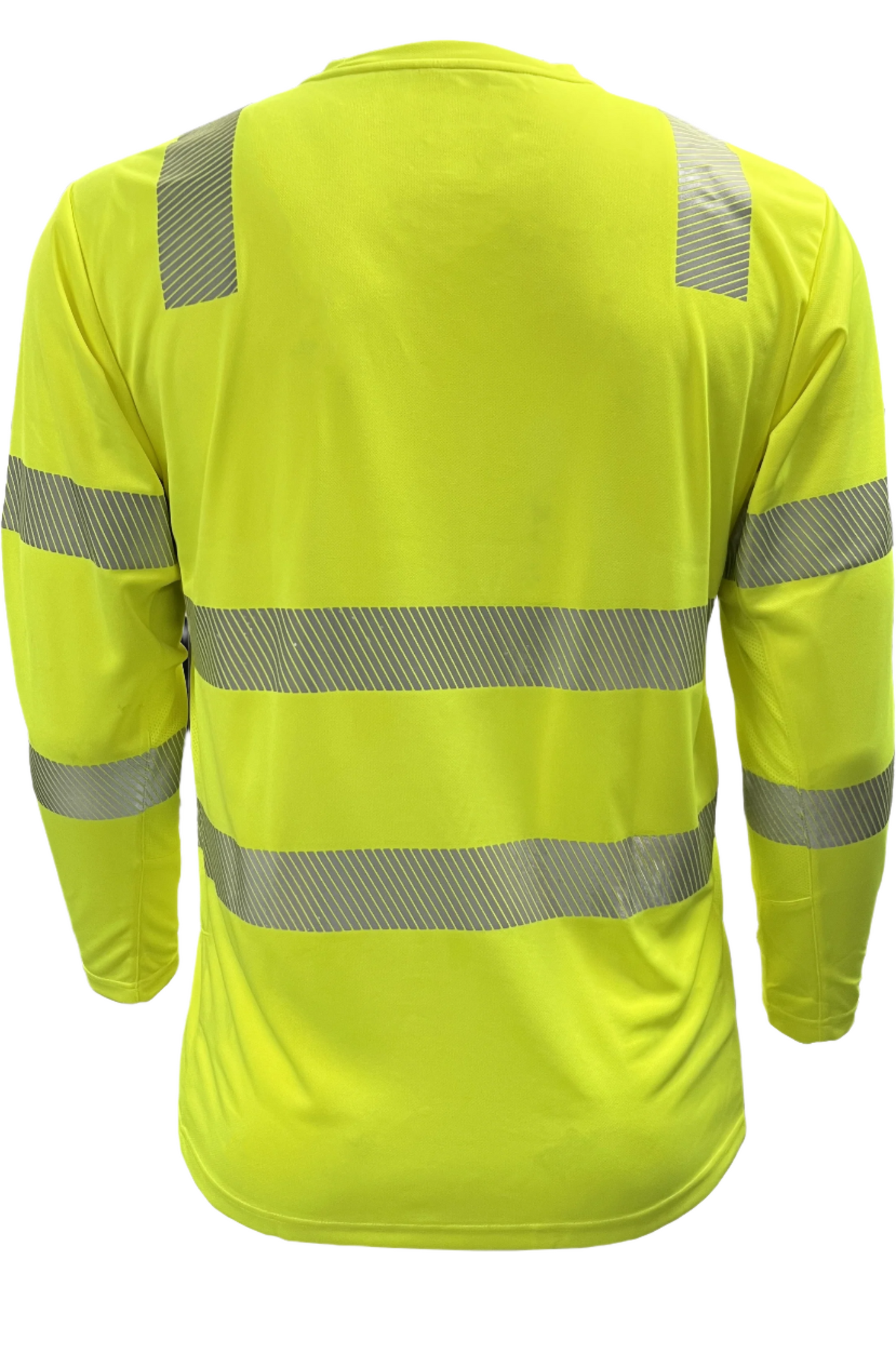 204CMPS-LM Hi-Vis Coolmax Safety Long Sleeve T-shirt with Pocket