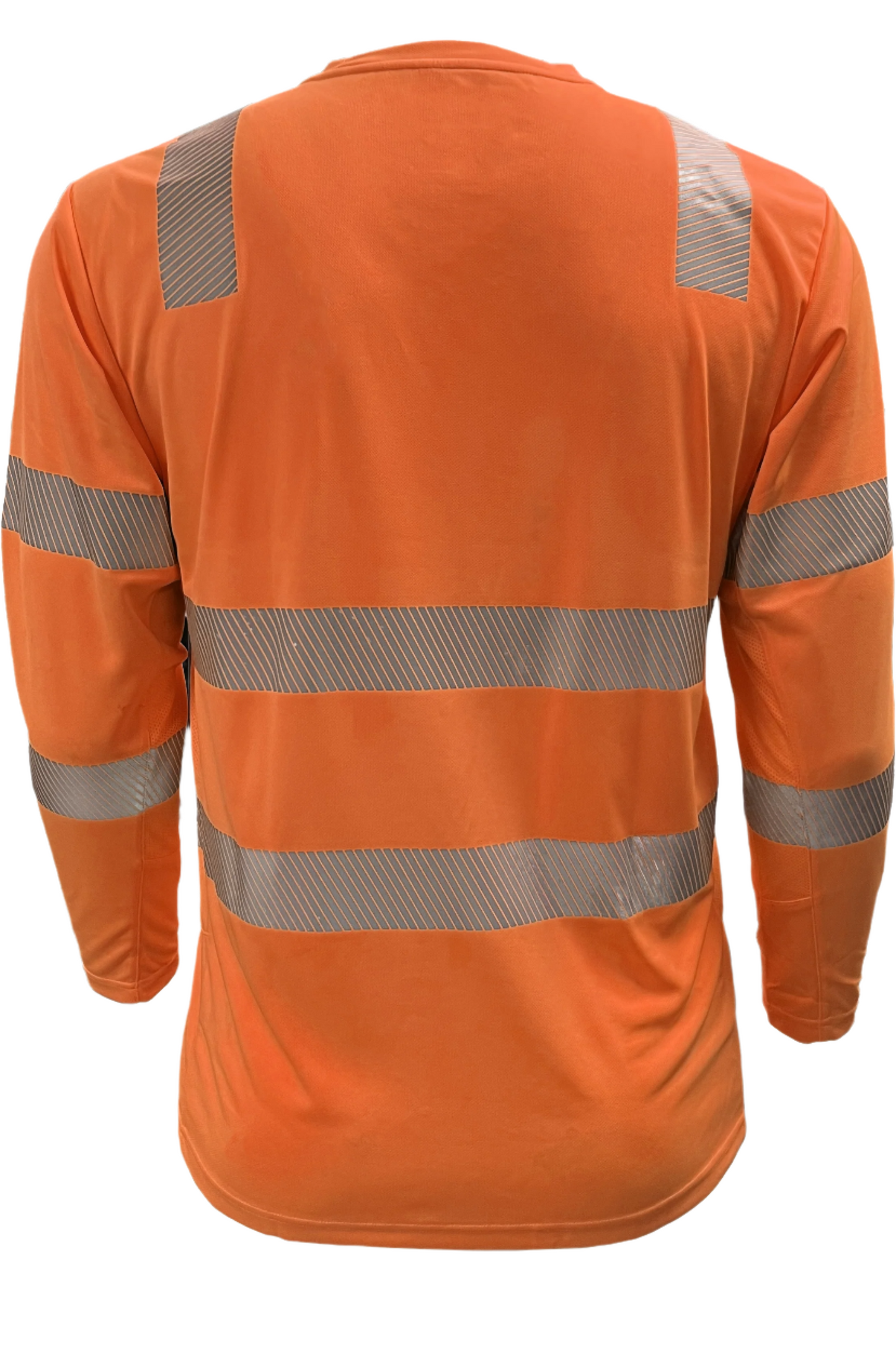 204CMPS-OR Hi-Vis Coolmax Safety Long Sleeve T-shirt with Pocket