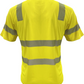 104CMPS-LM Hi-Vis Coolmax Safety Short Sleeve T-shirt with Pocket