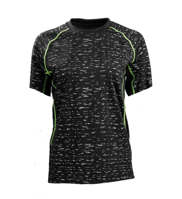 Women's Black Short Sleeve WildSpark™ Athletic Shirt