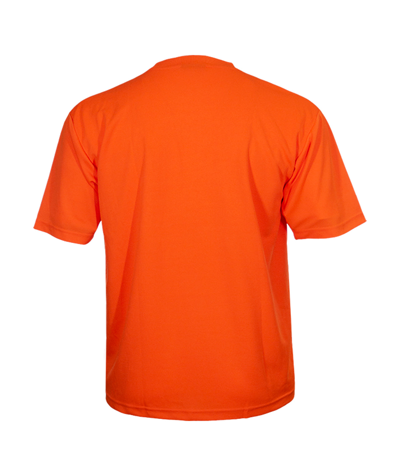 100BOR Hi-Vis Orange Birdseye Knit Pocket Safety Shirt