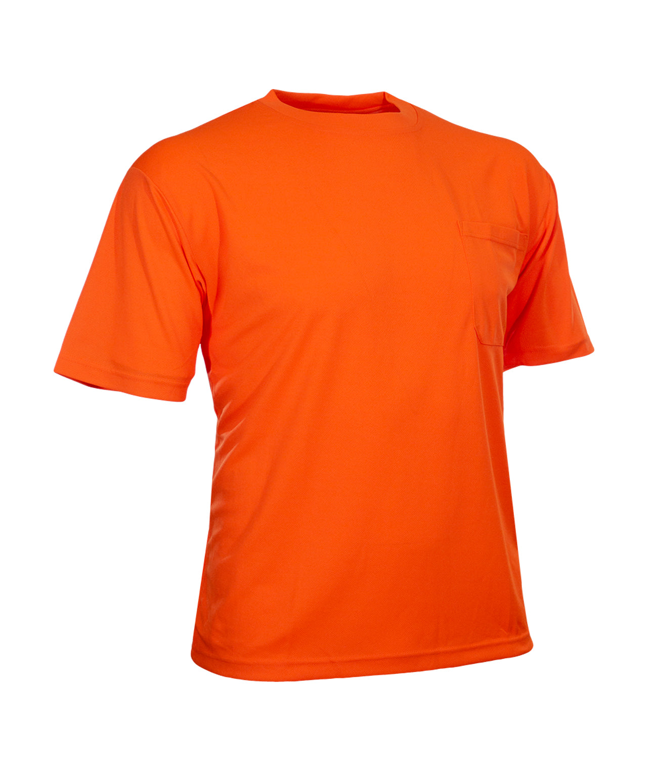 Orange round neck t shirt hotsell