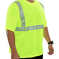 101CTLM Hi-Vis Lime Jersey Knit Tee with 3M™ Scotchlite™ Comfort Trim