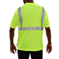 103CTLM Hi-Vis Lime Micromesh Pocket Safety Shirt with Comfort Trim by 3MTM