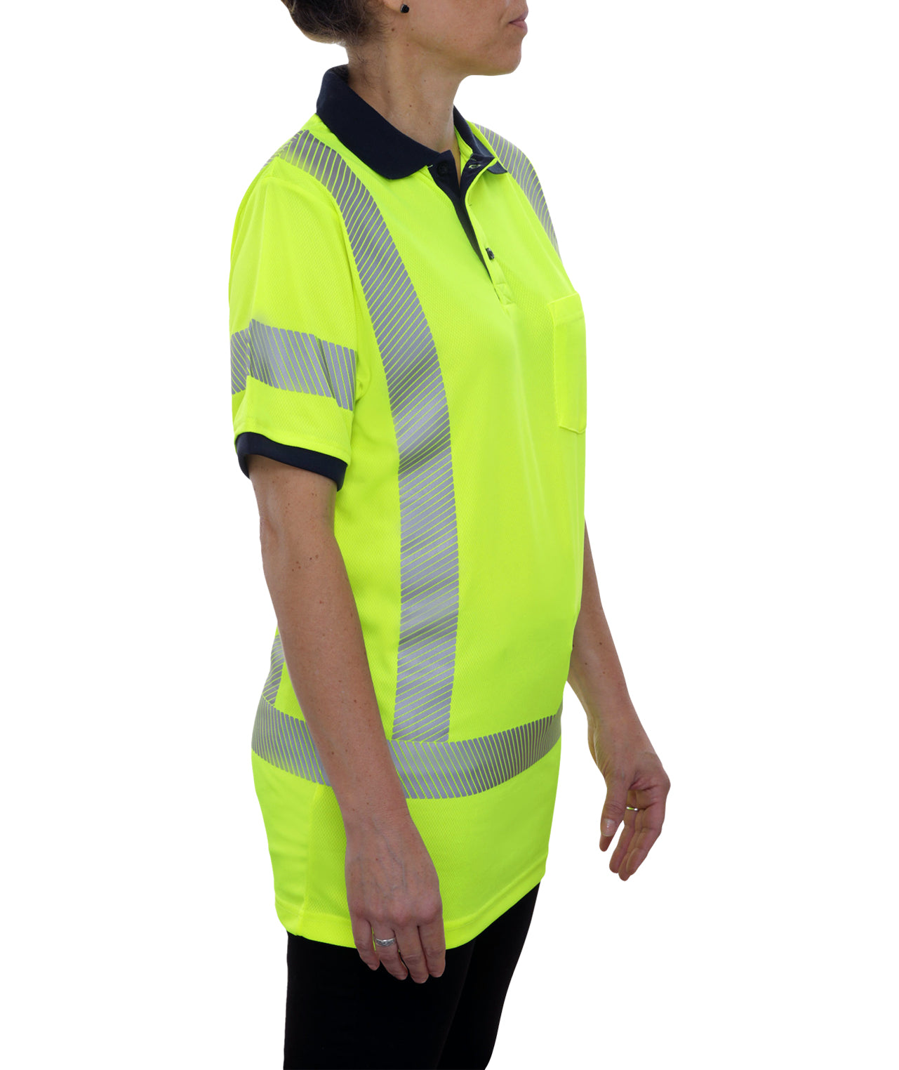 Cotton hi vis polo on sale shirts