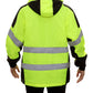 407GTLB Safety Jacket: Hi-Vis Hooded Windbreaker: Water Resistant: 2-Tone