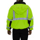 412STLB Safety Jacket: Hi-Vis Bomber: Zip-Out Liner: Breathable Waterproof
