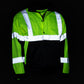 412STLB Safety Jacket: Hi-Vis Bomber: Zip-Out Liner: Breathable Waterproof