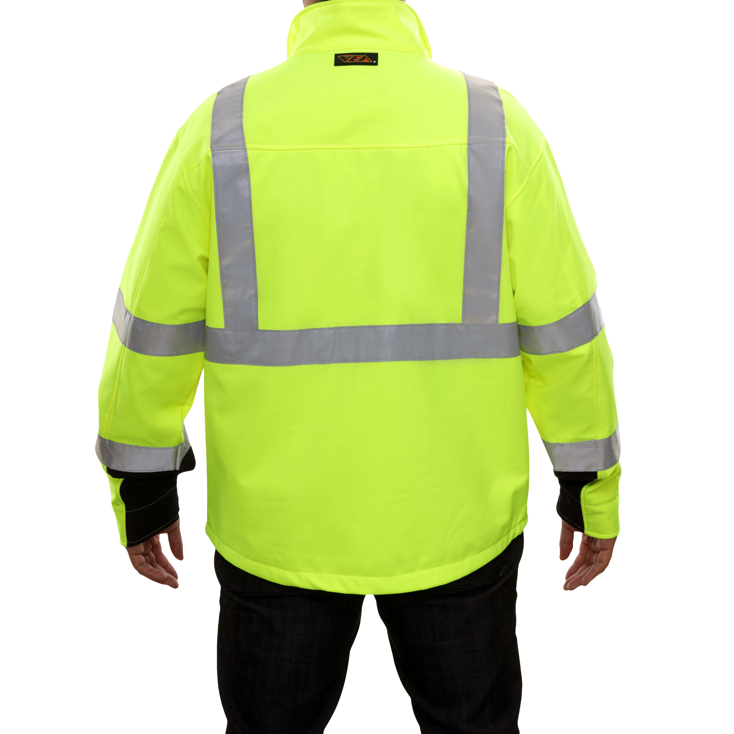 Airgas - RAD64056017 - RADNOR™ Large Hi-Viz Yellow and Black  Polyester/Oxford Jacket