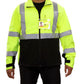 451STLB Safety Jacket: Hi-Vis Soft Shell: Water Resistant: Form Fitting