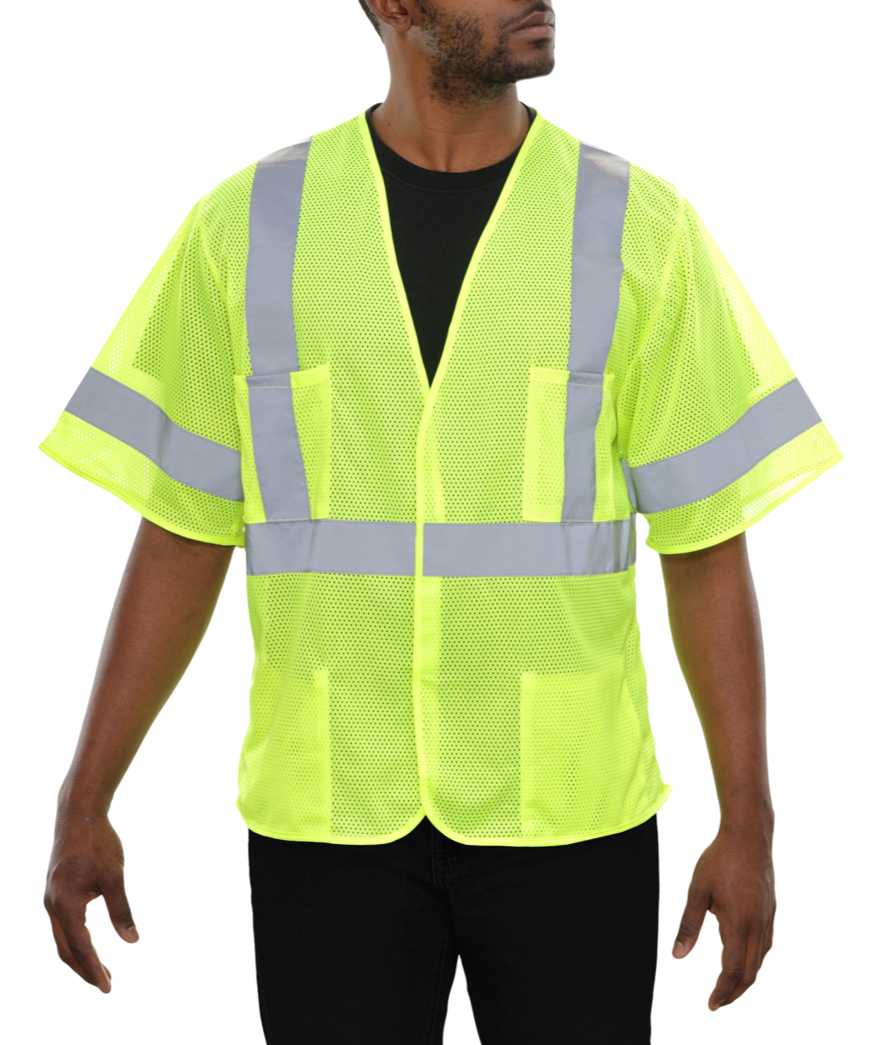 533ETLM Hi-Vis Economy Vest: Reflective