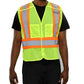 566GXLM 5PT X-Back Poly Mesh Contrasting Trim Breakaway Vest with D-Ring