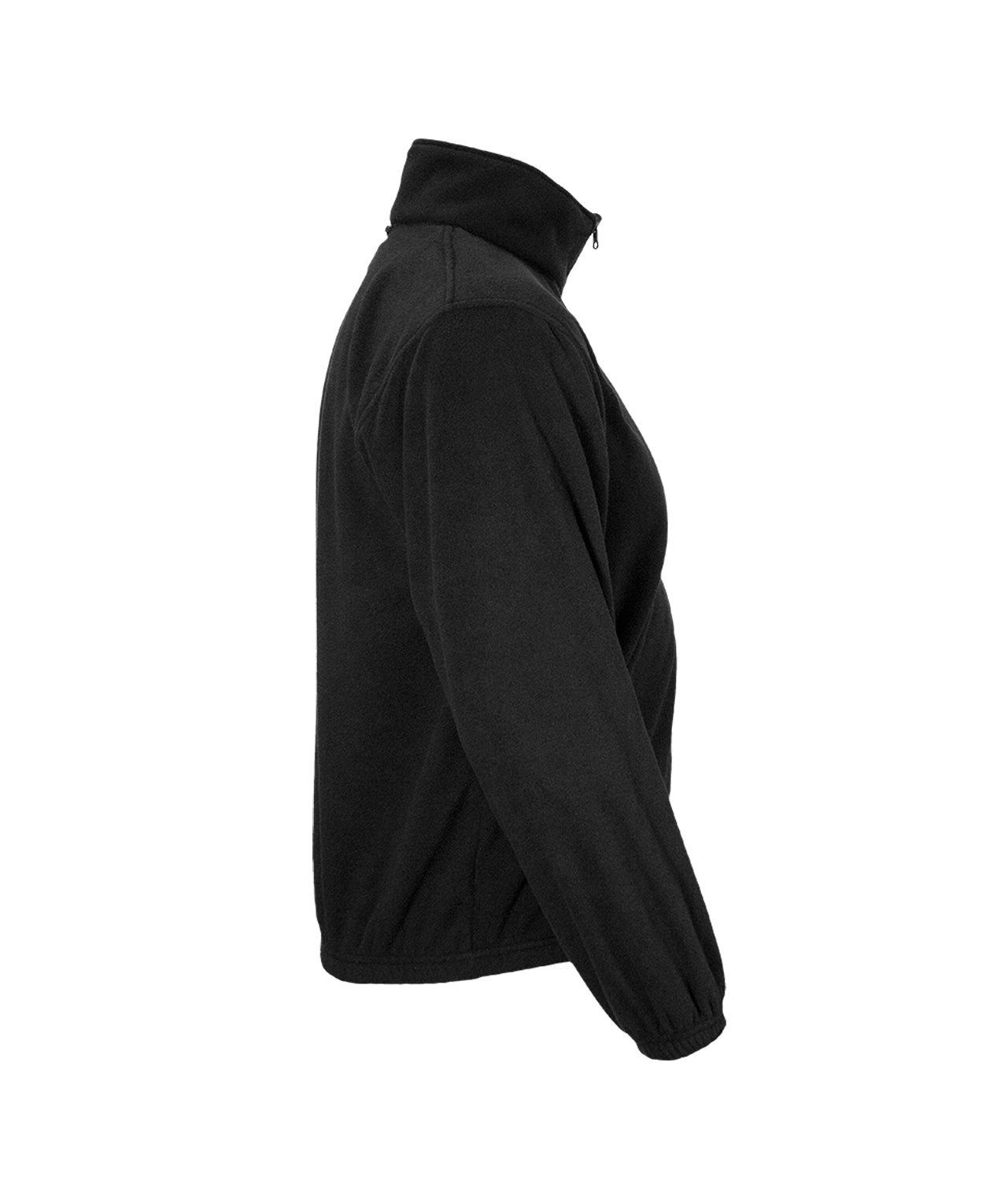 620NTBK Black 9oz Fleece Sweatshirt: Full Zip Liner for Systems Gear