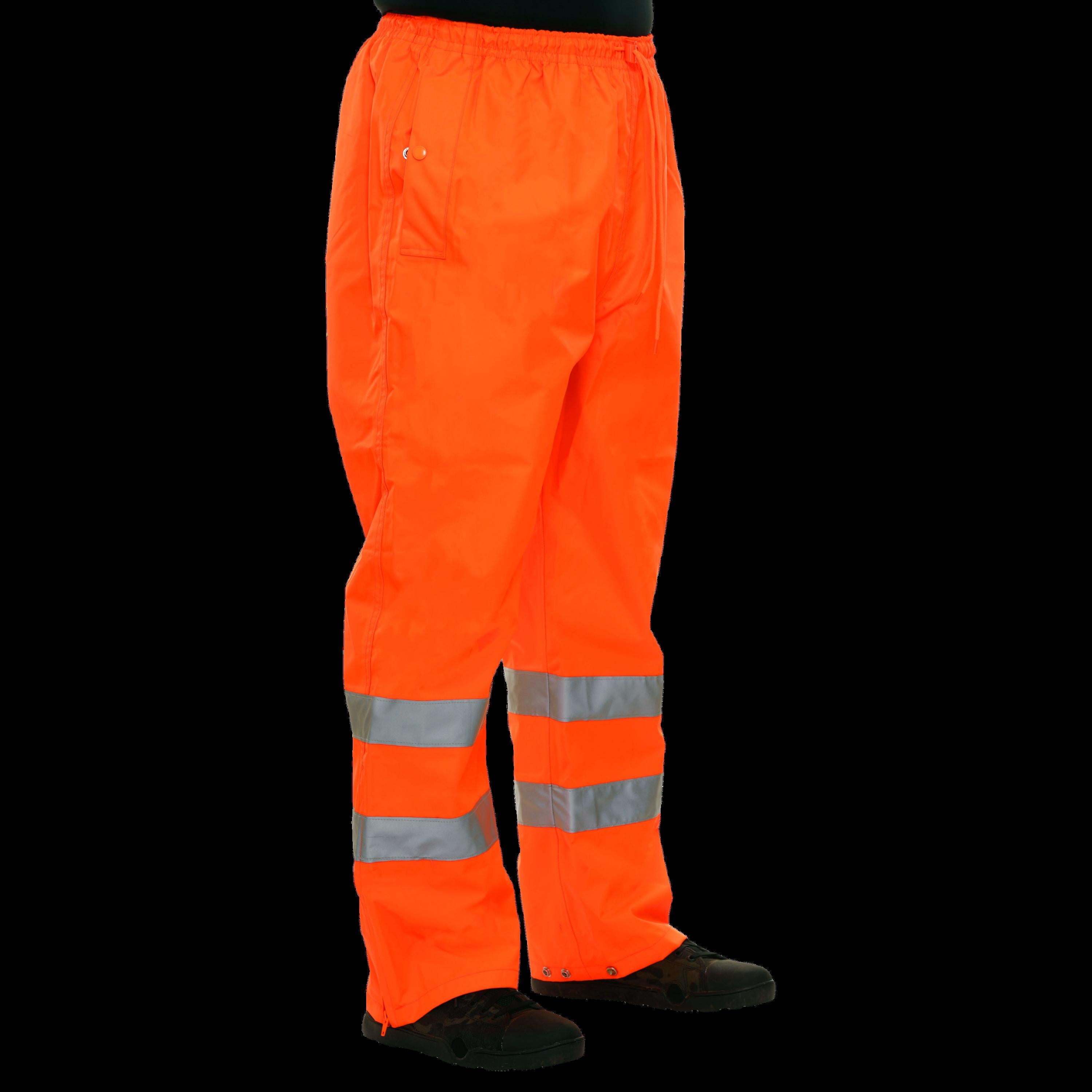 Affix Grey and Orange Work Trousers Affix