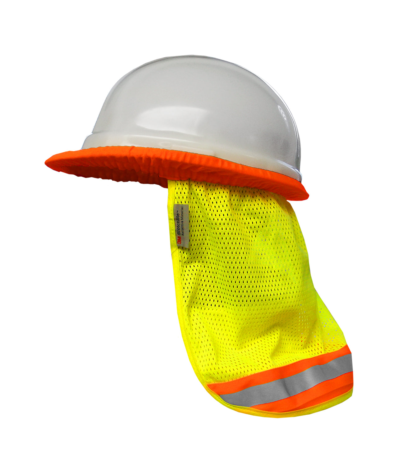 809STLM Safety Sun Shade: Hi-Vis Neck Shade for Hard Hats: Reflective