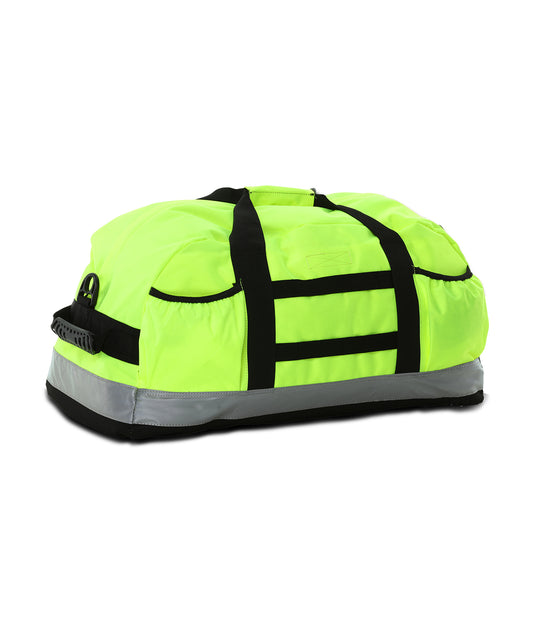 930STLM Safety Gear Bag: Hi-Vis Duffle Bag with Pockets: Reflective